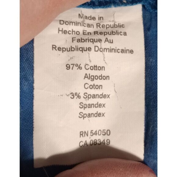 Ralph Lauren Pants Ladies 4 Capri Blue White Floral - Picture 6 of 7